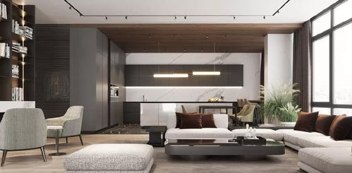 85㎡北歐極簡二居裝修案例 效果圖